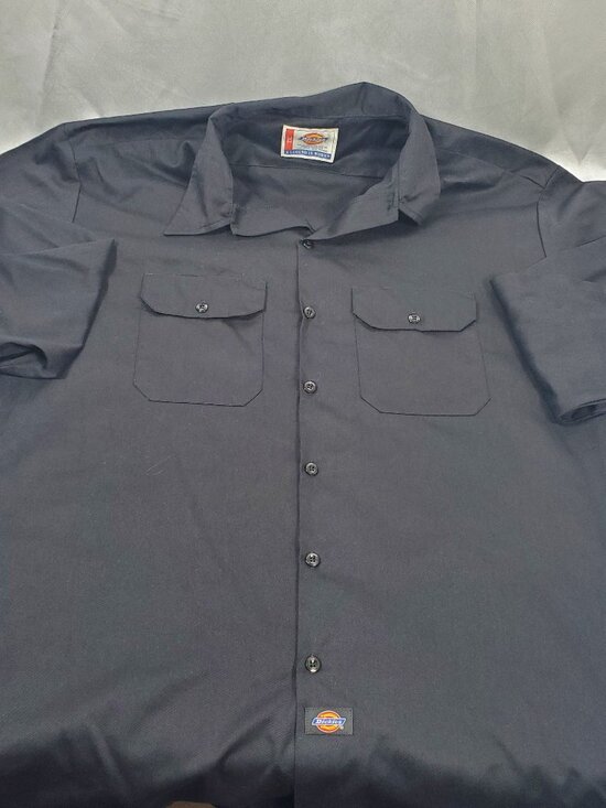 Dickies Other - Dickies 2XL Black Long Sleeve Workwear Button Up Shirt